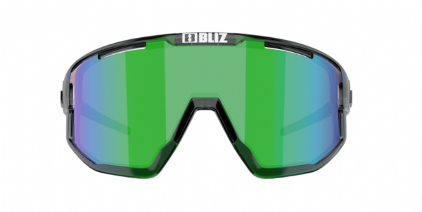 Bliz Fusion Small Sportbril Crystal Black/ Brown&Green Mirror