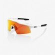 100% Speedcraft SL Soft Tact Off White/ HiPER Red Multilayer Mirror Lens + Clear Lens