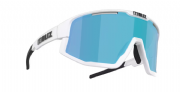 Bliz Vision Sportbril Matte White/Smoke&Blue Mirror 