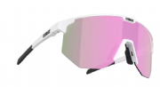 Bliz Hero Sportbril Matte White/ Brown&Pink Mirror