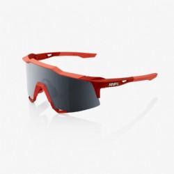 100% Speedcraft Soft Tact Coral/ Black Mirror Lens + Clear Lens