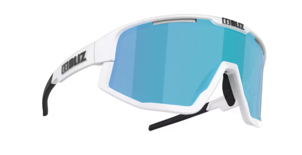 Bliz Vision Sportbril Matte White/Smoke&Blue Mirror 