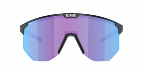 Bliz Hero Sportbril Matte Black/ Nano Optics Nordic Rose-Violet Blue Mirror