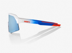 100% S3 Totalenergies Team Matte White- Metallic Blue/ HiPER Blue Multilayer Lens + Clear Lens