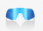 100% S3 Movistar Team White/ HiPER Blue Multilayer Mirror Lens + Clear Lens