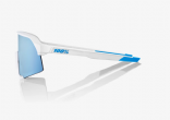 100% S3 Movistar Team White/ HiPER Blue Multilayer Mirror Lens + Clear Lens