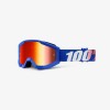 100% Strata Jr. (Youth) Goggle Nation/ Mirror Red