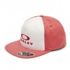 Oakley Silver 110 Flexfit Hat/ Poppy Red