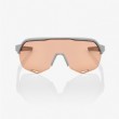 100% S2 Soft Tact Stone Grey/ HiPER® Coral Lens + Clear Lens