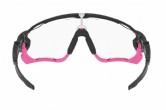 Oakley Custom Jawbreaker Matte Black Neon Pink/ Clear