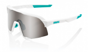 100% S3 BORA Hans Grohe Team White/ HiPER Silver Mirror Lens  + Clear Lens