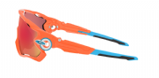 Oakley Custom Jawbreaker Neon Orange, Sky Blue/ Prizm Trail Torch
