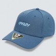 Oakley 6 Panel Stretch Metallic Hat/ Poseidon, Aviator