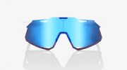 100% Hypercraft TotalEnergies Team Matte White-Metallic Blue/ HiPER Blue Multilayer Mirror Lens