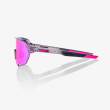 100% S2 Tokyo Night Polished Translucent Grey/ Purple Multilayer Mirror Lens + Clear Lens