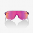 100% S2 Tokyo Night Polished Translucent Grey/ Purple Multilayer Mirror Lens + Clear Lens