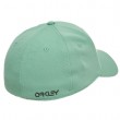 Oakley 6 Panel Stretch Metallic Hat/ New Jade