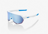 100% S2 Movistar Team White/ HiPER Blue Multilayer Mirror Lens + Clear Lens