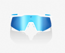 100% Speedcraft Movistar Team White/ HiPER Blue Multilayer Mirror Lens + Clear Lens