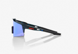 100% Speedcraft SL Black Holographic/ HiPER Blue Multilayer Mirror Lens + Clear Lens