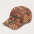 Oakley 6 Panel Strech Hat Embossed/ Orange Stripe/Grip Camo