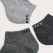 Oakley Short Solid Socks (3pack) Dark Grey Hthr
