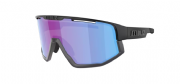 Bliz Vision Sportbril Nano Optics Nordic Matte Black/Rose-Violet Blue Mirror