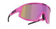 Bliz Vision Sportbril Matte Neon Rose/Brown&Purple Mirror