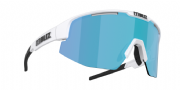 Bliz Matrix Sportbril Shiny White/ Smoke&Blue Mirror