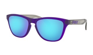 Oakley Frogskins XS (extra small) Matte Translucent Purple/ Prizm Sapphire Iridium