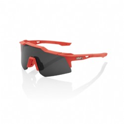 100% Speedcraft XS (extra small) Soft Tact Coral/ Smoke Lens + Clear Lens