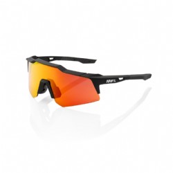 100% Speedcraft XS (extra small) Soft Tact Black/ HiPER Red Mulitlayer Mirror Lens + Clear Lens