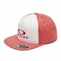 Oakley Silver 110 Flexfit Hat/ Poppy Red