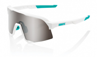 100% S3 BORA Hans Grohe Team White/ HiPER Silver Mirror Lens  + Clear Lens