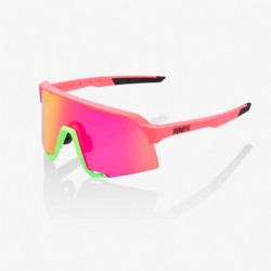 100% S3 Matte Washed Out Neon Pink/ Purple Multilayer Mirror Lens