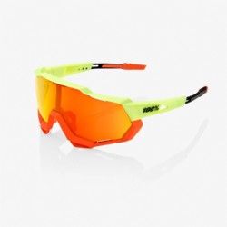 100% Speedtrap Soft Oxyfire/ Hiper Red Multilayer Mirror & Clear lens