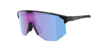 Bliz Hero Small Sportbril Matte Black/ Nano Optics Nordic Rose-Violet Blue Mirror