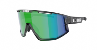Bliz Fusion Sportbril Crystal Black/ Brown&Green Mirror