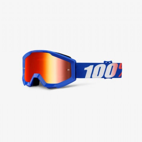 100% Strata Jr. (Youth) Goggle Nation/ Mirror Red