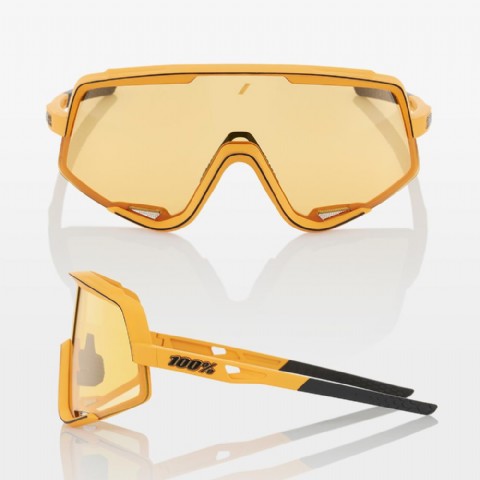 100% Glendale Soft Tact Mustard/ Yellow Lens + Clear Lens