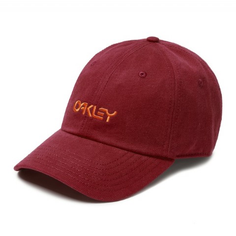 Oakley 6 Panel Washed Cotton Hat / Raspberry