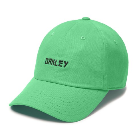 Oakley 6 Panel Japanese Logo Hat/ Laser Green