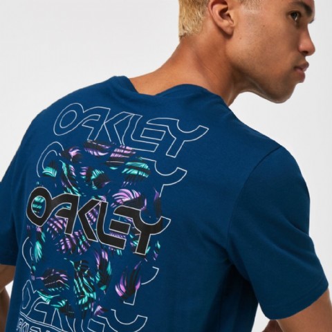 Oakley Circled Feathers B1B Tee/ Poseidon