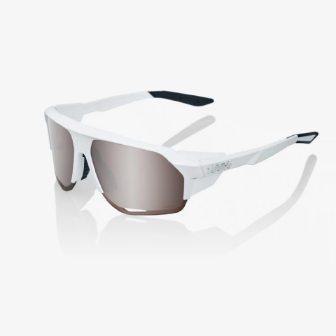 100% Norvik Soft Tact White/ HiPER Silver Mirror Lens + Clear Lens