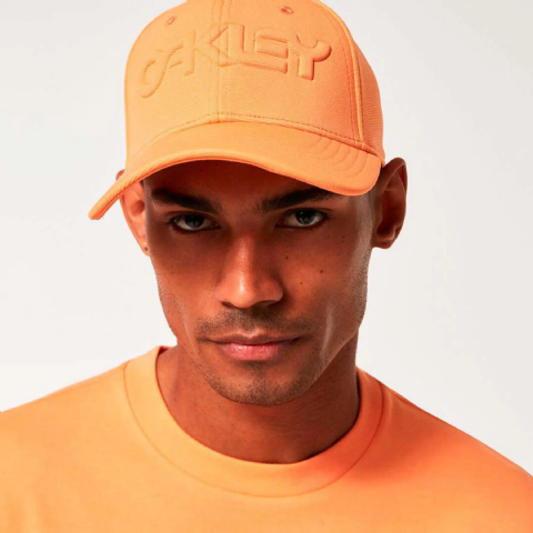 Oakley 6 Panel Stretch Hat Embossed/ Soft Orange