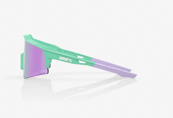 100% Speedcraft SL Soft Tact Mint/ HiPER Lavender Multilayer Mirror Lens + Clear Lens