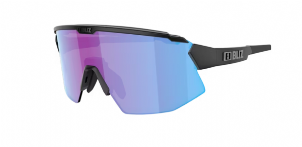 Bliz Breeze Sportbril Matte Black/Nano Optical Nordic Violet Blue Mirror