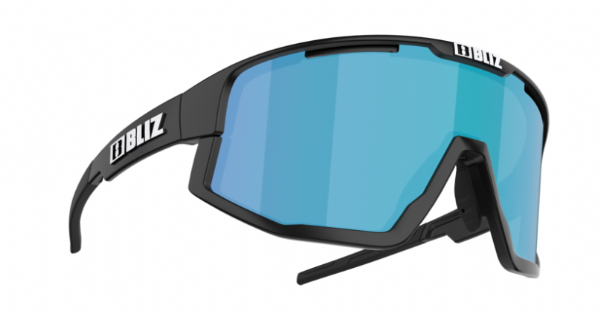 Bliz Fusion Sportbril Matte Black/ Smoke&Blue Mirror