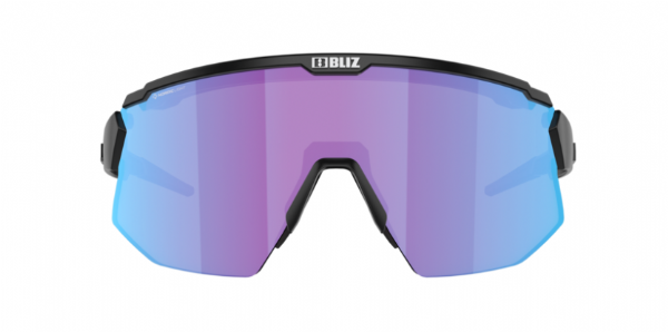 Bliz Breeze Small Sportbril Matte Black/ Nano Optics Nordic Rose-Violet Blue Mirror