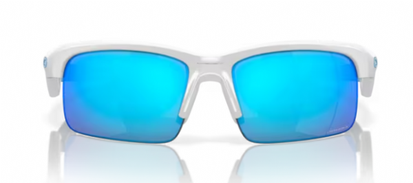 Oakley Capacitor Youth (Small) Polished White/ Prizm Sapphire